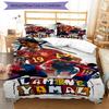 Lamine Yamal Football Graphic Bedding Set,Cozy Bed Linen for Teen Boys Bedroom Decoration,Perfect Birthday Gift,Washable Duvet Cover with Pillowcases,