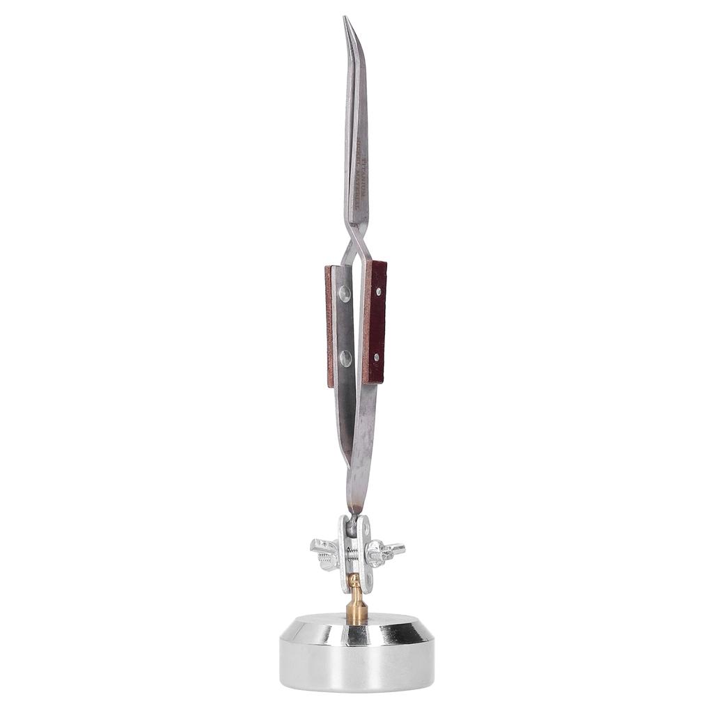Metal Third Hand Base with Tweezers Rebound Soldering Clamp Hardware Jewelry Tools