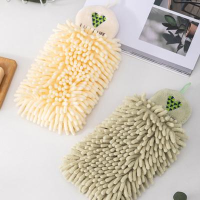 Soft Chenille Fluffy Comfortable Stylish Washcloth Hanging Towel Band