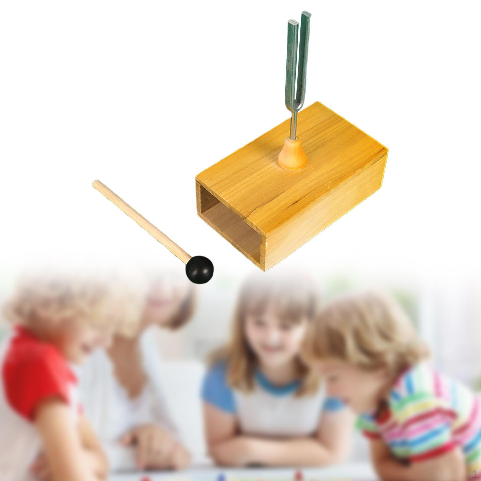 

Камертон экспериментальный инструмент с резонансным ящиком набор тонов для пения 512HZ Tuning Fork