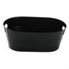 Oval Beverage Tub with Handle for Ice Storage, Ideal Parties and Restaurants