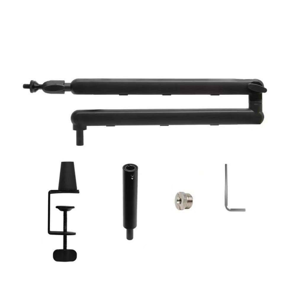 Aluminium Studio Low Profile Mic Arm Mic Low Level Cantilever Bracket  Broadcasting Room