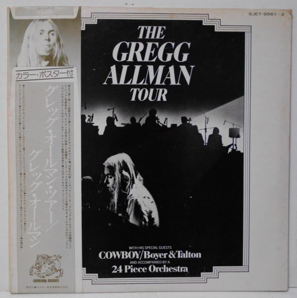 LP Record GREGG ALLMAN, COWBOY, SCOTT BOYER,  - Gregg Allman Tour SJET95612PROMO CAPRICORN 1975 Japan Obi Rock Used