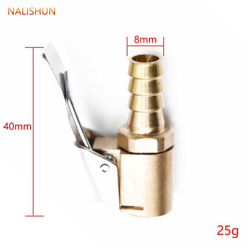 Snabbkoppling Bil Däck Uppblåsningsmunstycke Adapter - Clip-on Pumphuvud