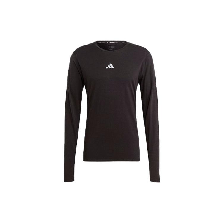 adidas Ultimate Running Conquer the Elements Merino Long Sleeve T-shirt  Black  Men s IB6390 XL