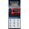 24V 5A 12V 10A Battery Charger Smart Fast Charging for Car Batteries 7-Stage Charge Pulse Repair for AGM GEL WET Lead Acid