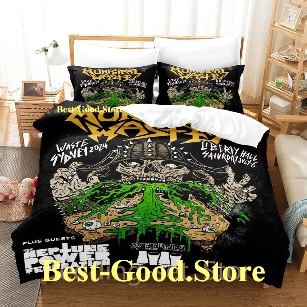 Municipal Waste Bedding Set Single Twin Printed Bed Set With Pillowcase Bed Duvet Cover Soft Single Double Queen Super King Size