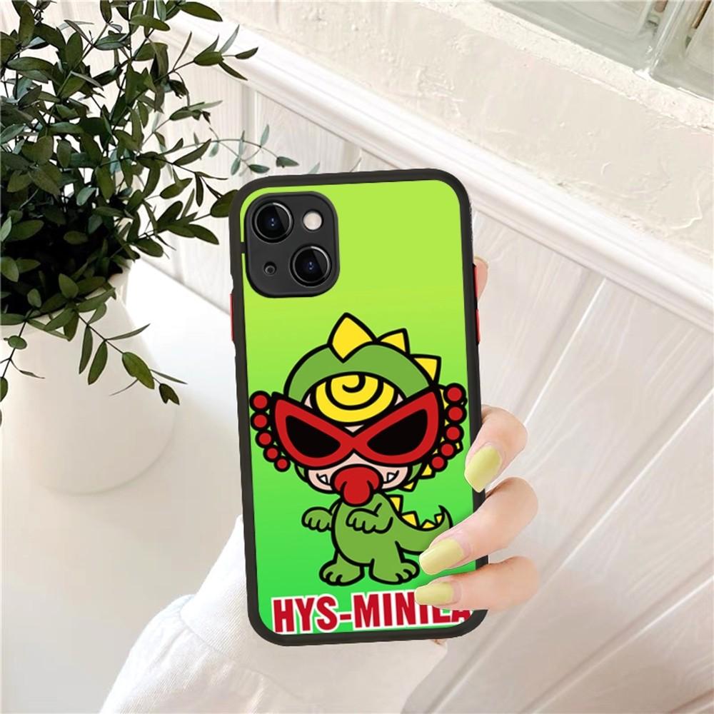 Japan Fashion Hysteric Mini Phone Case For IPhone 14 11 12 13 Mini Pro Max 8 7 Plus X XR XS MAX Translucent Matte Cover