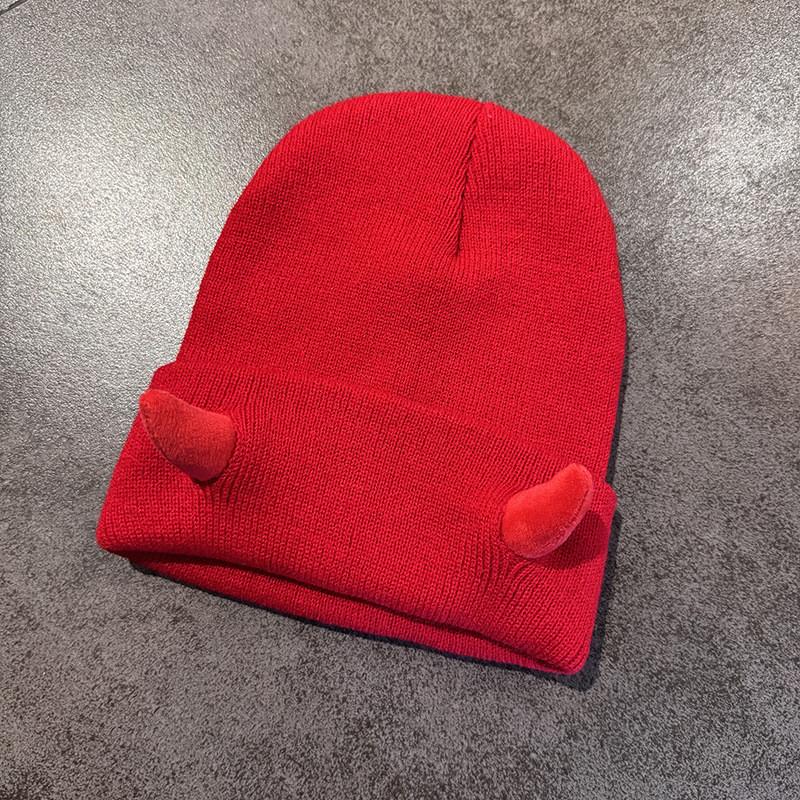 Knit Hat For Men Women With Acrylic Material And High Top Design For Cold Seasons