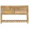 vidaXL Sideboard 120x30x75 cm Massivholz Mango