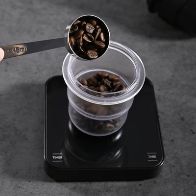 Kaffee Dosierbecher Stapelbar Praktisch Leicht zu Reinigen Wiederverwendbar Kaffee Werkzeug Zubehör Pulverbecher für 58mm Espresso Siebträger