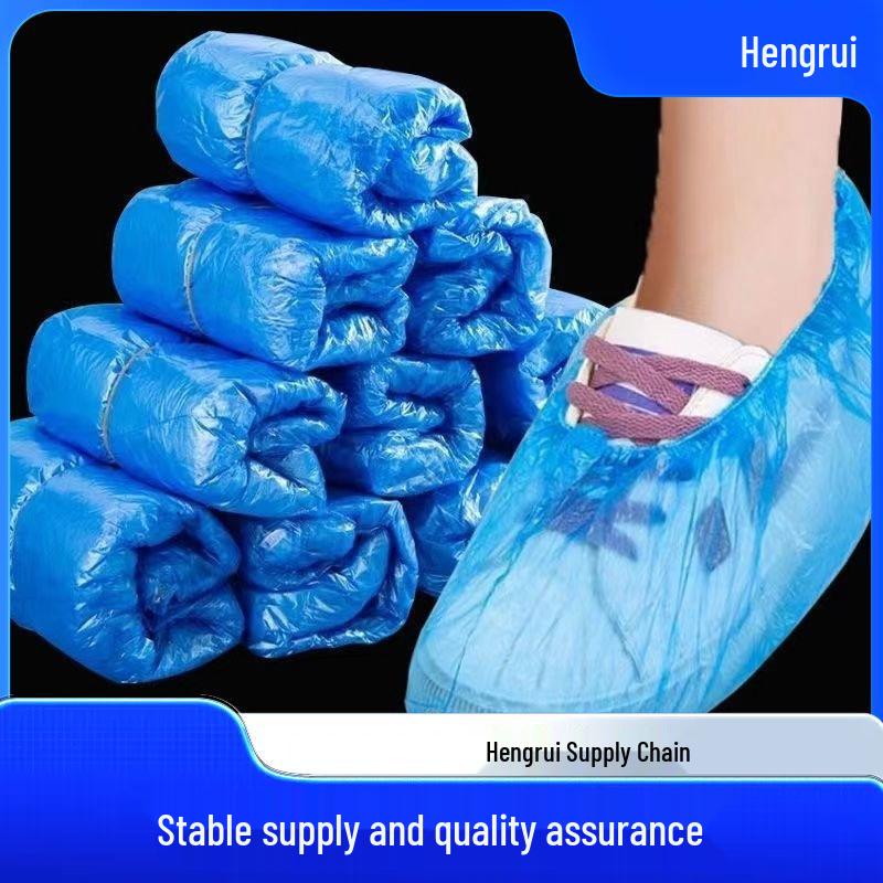 

Thickened Non-Slip Disposable Shoe Covers - Dustproof, Wear-Resistant, Indoor/Outdoor Rainproof Extra thick [Buy 7 get 3 free] PE plastic