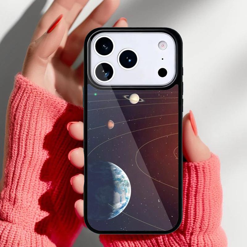 Modern Solar System - Space Phone Case for iPhone 17 Air 16e 15 14 13 Pro Max Back Cover for 12 11 Pro Coque