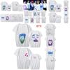 Graffiti Bts Kpop Baumwoll-T-Shirt Suga Jimin V Grafik-Shirt Unisex Paar-Tee S