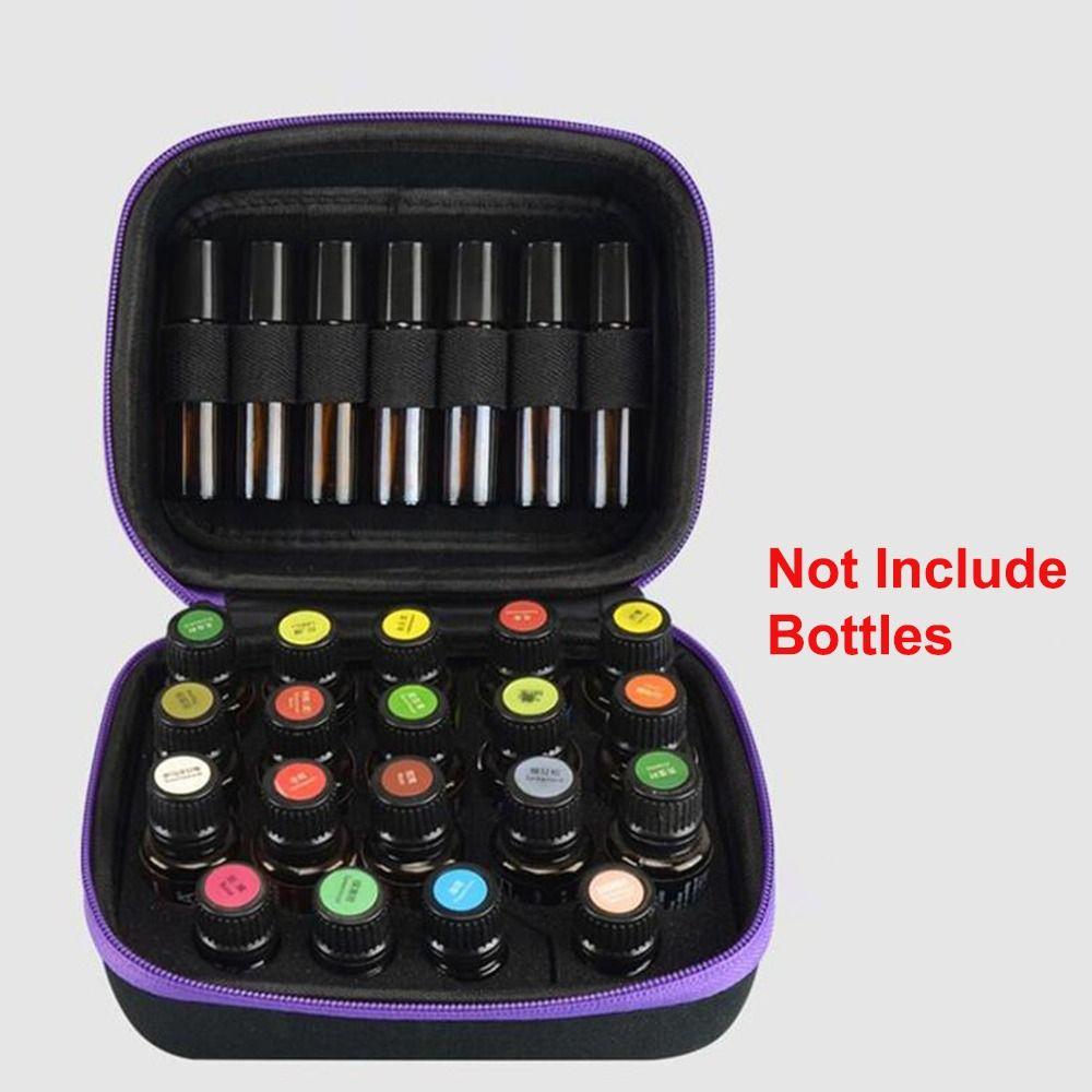 31 Slots Essential Oil Case Hard Shell 5ml 10ml 15ml Nail Polish Storage Bag Shockproof Portable Roller Bottles Storage