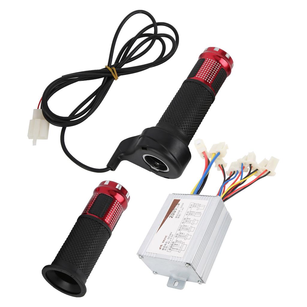 48V500W Bike Brush Controller Universal Bicycle Twist Handle Electric Bike Accessories