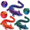 Creative Decompression Dragon Egg Chameleon Pendulum 3D Printing Dragon 2025 New Year Gift Colorful Set Desktop Ornament Kid Toy