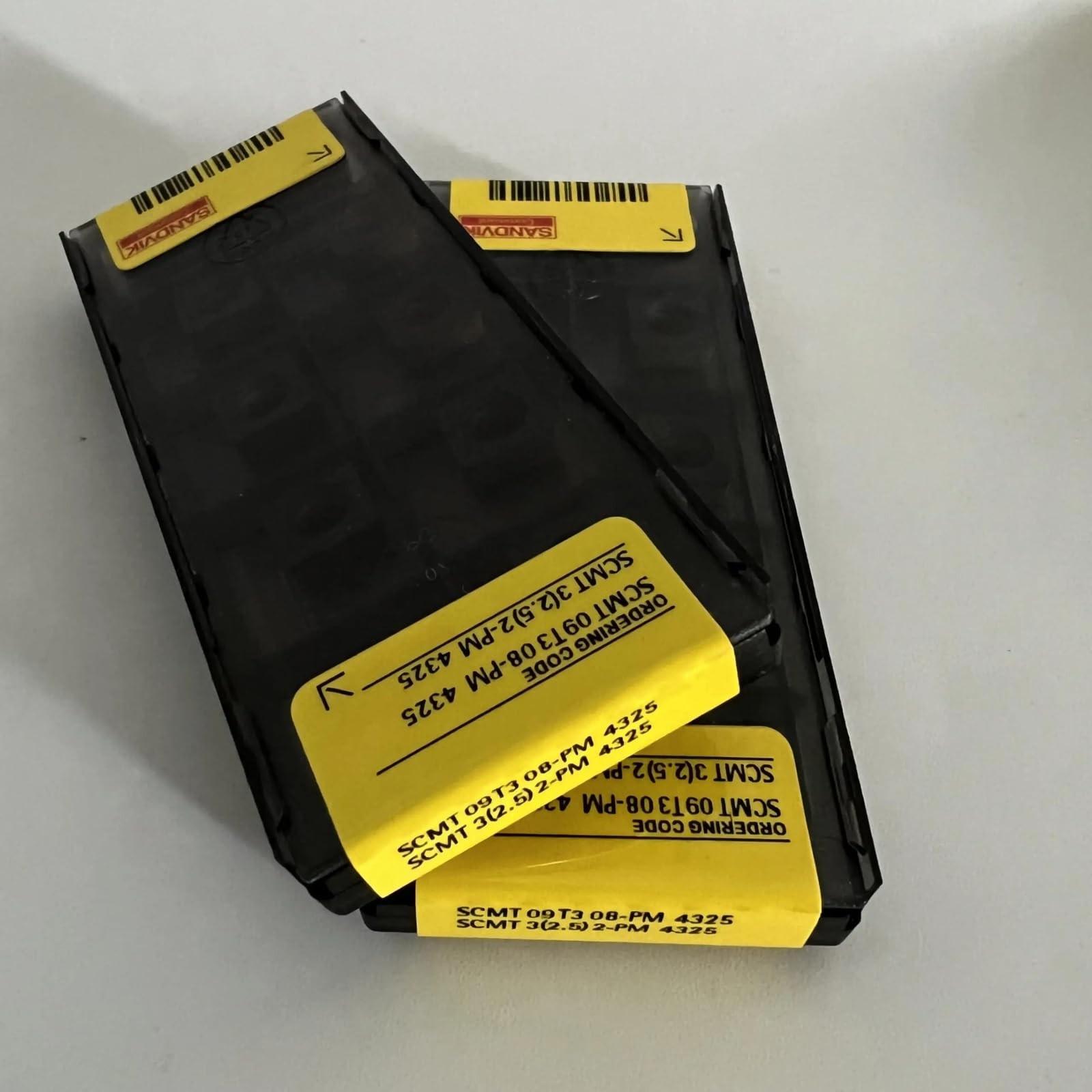 

Original Sandvik / SCMT09T308-PM 4325 / CNC lathe carbide blade 10 PCS