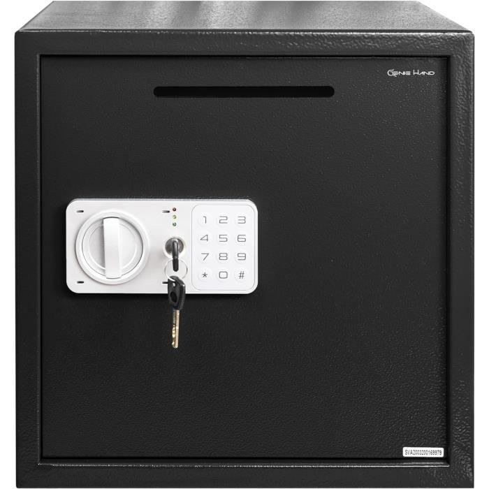 Coffre-fort de dépôt électronique - genie hand - b-class - anti-bounce - acier - 14 kg