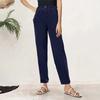 Autumn and winter new high elastic skin-friendly nude quick-drying straight nine-point pants, casual versatile loose sweatpants for women
