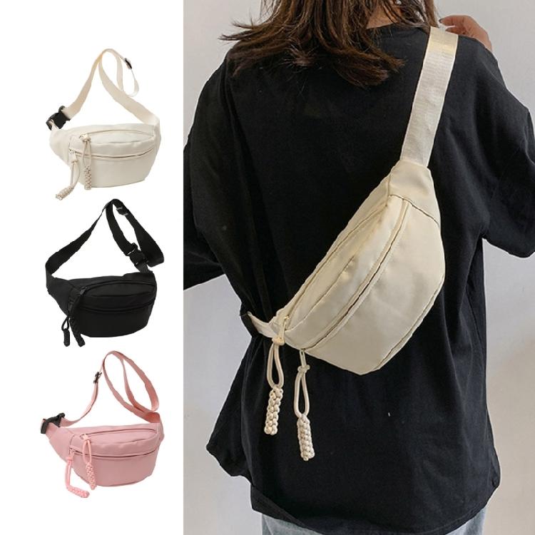 Crossbody Fanny Pack Chest Bag Belt Bag with Adjustable Strap for Men and Women