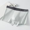 Mens Mid Waist Breathable Cotton Boxer Briefs Antibacterial Underwear