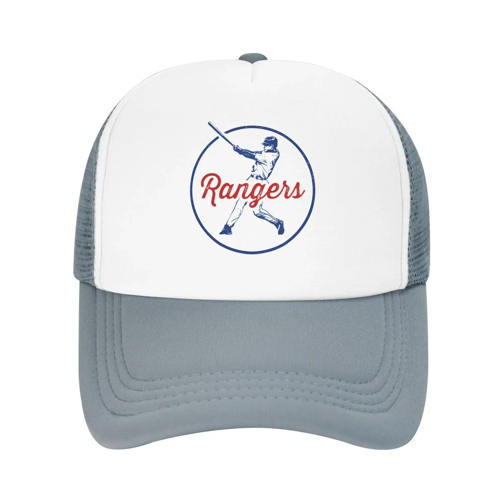 Vintage Rangers Hrající na Texas State Pool Party Síťované Baseballové Čepice Pánské Unisex Dámské Plážové Ochranné Čepice Hip Hop Trucker Čepice