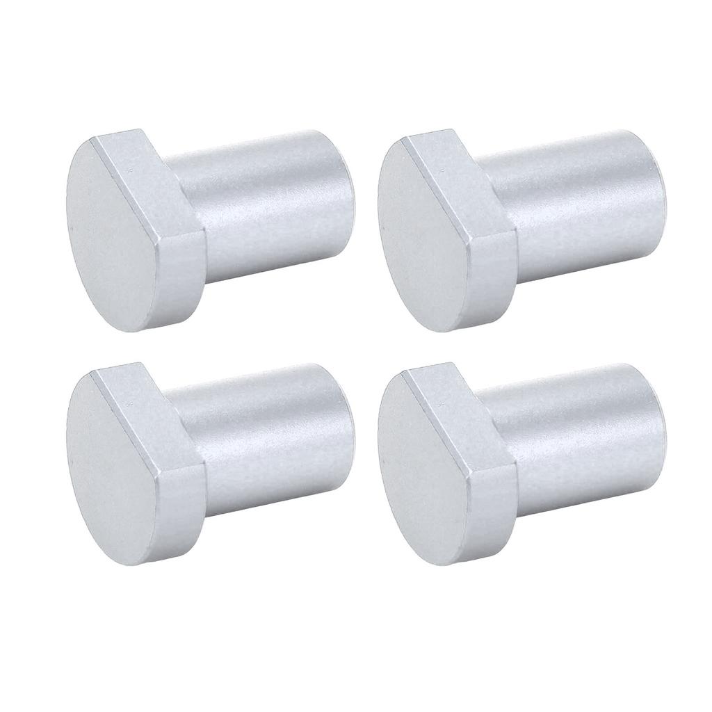 4 Pcs Bench Dogs 19mm Diameter Workbench Peg Aluminum Alloy High Strength Woodworking Desktop Stop