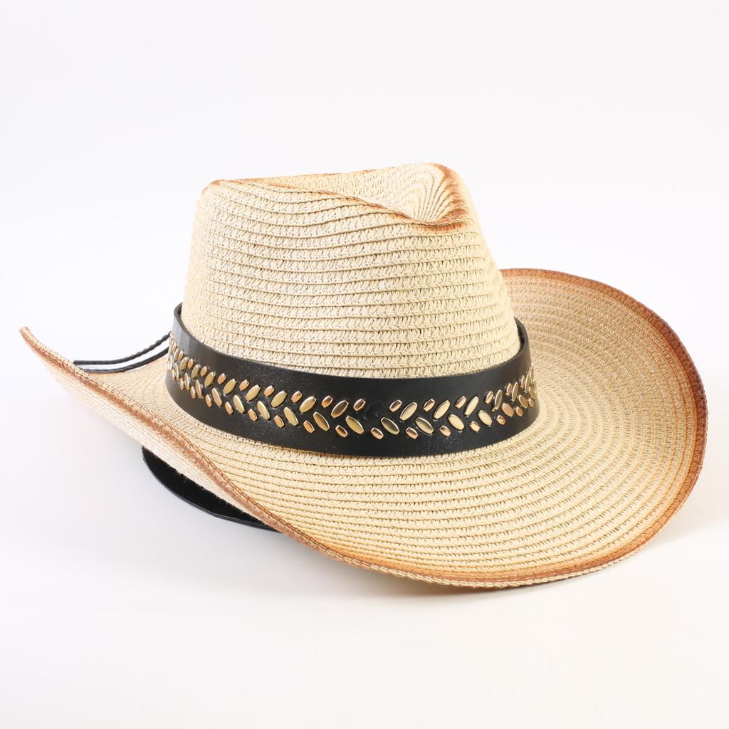 Bestselling Western Cowboy Hats for Men and Women, Fashionable Sunshade Straw Hats, Outdoor Western Cowboy Hats