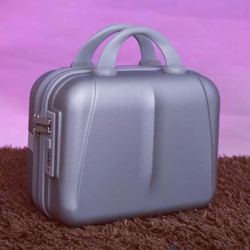 Compact 14" Carry-On & 16" Makeup Case with Lock – Ideal for Women Travelers