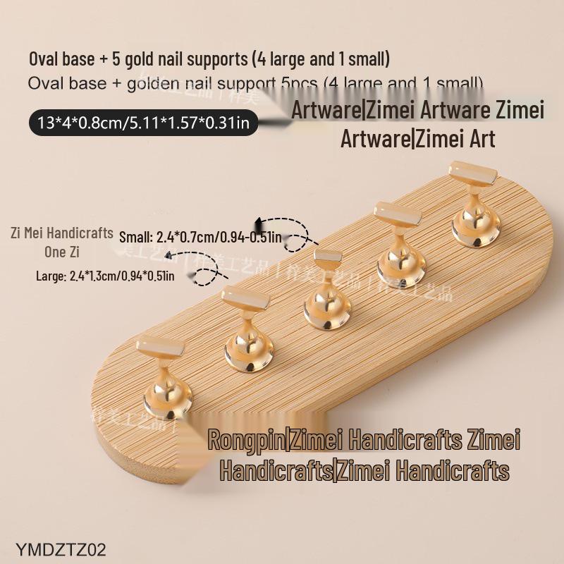 

Магнитный держатель для практики маникюра с основанием под дерево