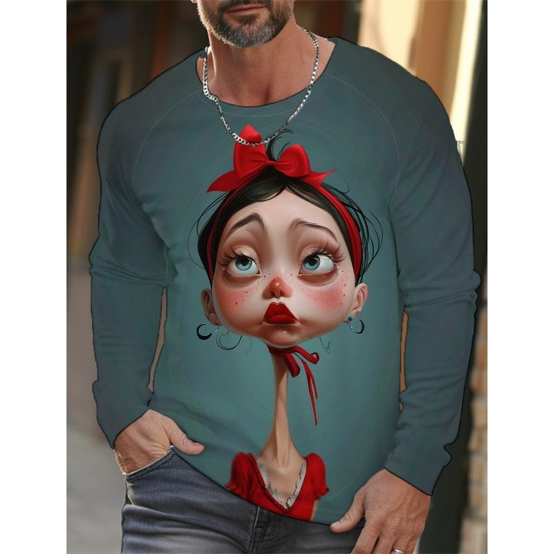 

Fashion 2025 Men s Fun Abstract T-Shirt Graphic 3D Printed T-Shirt Casual Short Sleeve T-Shirt Oversized Men s Top Comfortable 2XL