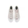 Li Ning Leather Boot Cushioning Slip Resistant Abrasion Resistant Height Increasing Thermal Mid Top Casual Shoes Men's AZGS143-1