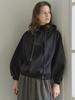 Avang Check Pleated Banding Skirt - Black
