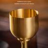 Brass Wine Glass Restaurant Goblet Tabletop Red Wine And White Wine Trumpet Copper Crafts Copper Decoration Mini Shot Glass