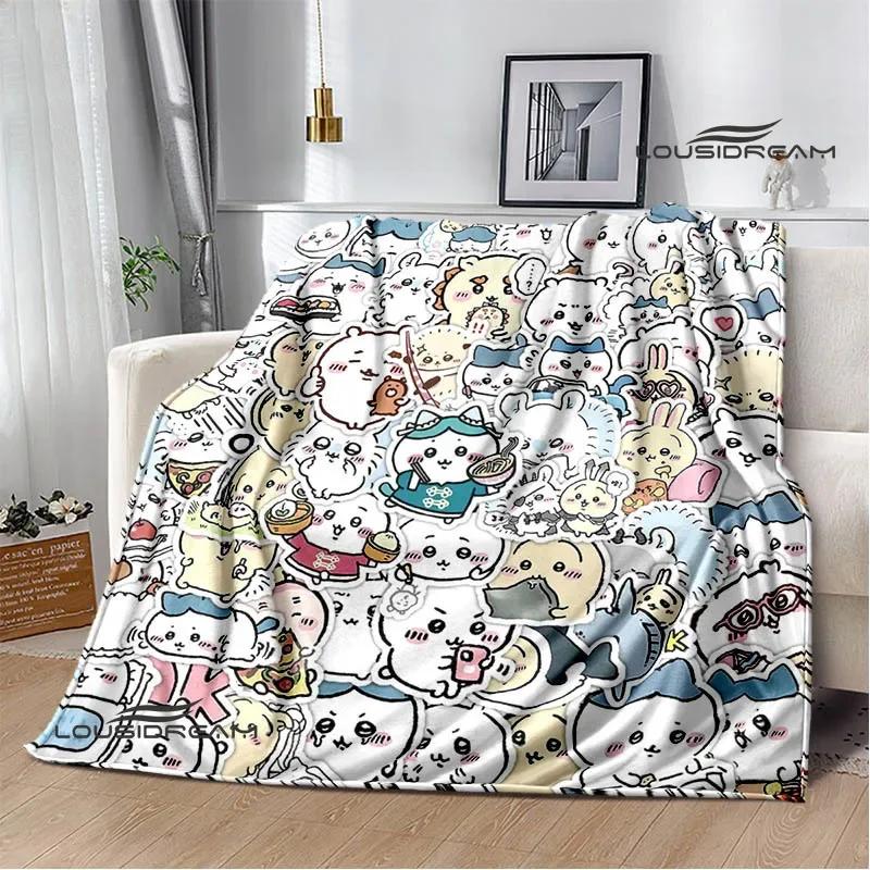 3D Cute C-Chiikawas Printed Blanket Flannel Warm Blankets Soft and Comfortable Blanket Bed Linings Cubre Cama Birthday Gift