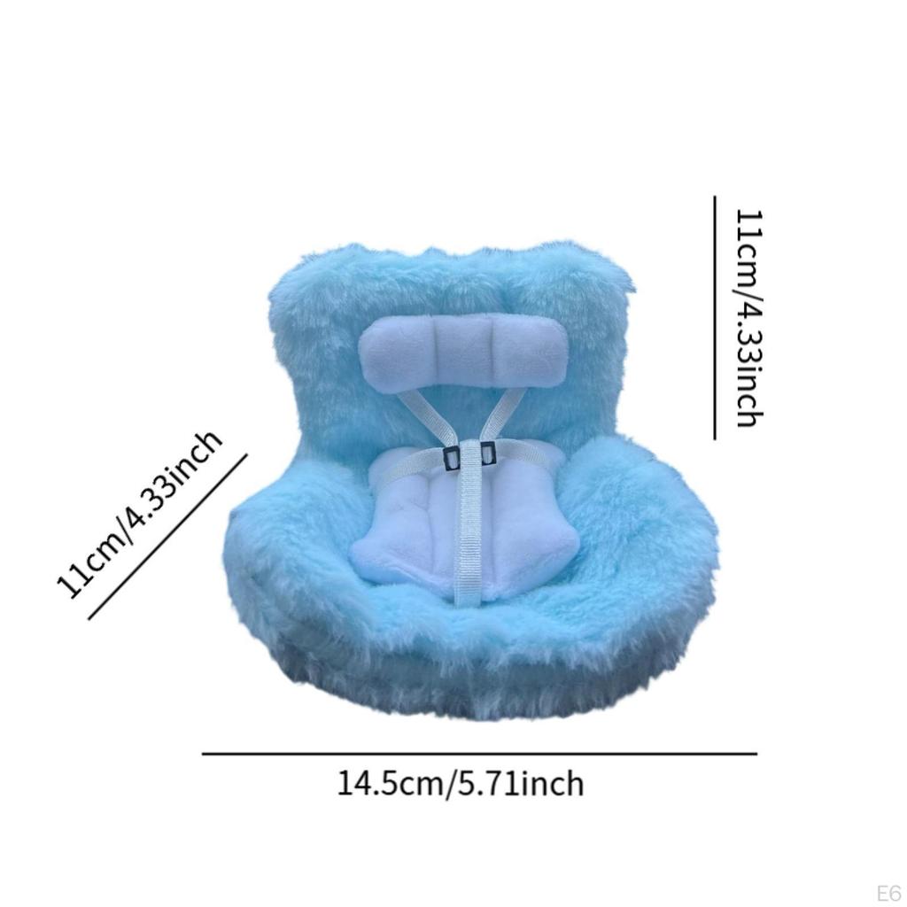 Car Decoration for 17cm Dolls with Pillow Air Vent Display