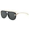 New Fashion Knot Double Bridge Sunglasses: Ins Pilot Shades for Cross-Border EU US, Streetwear Eyewear