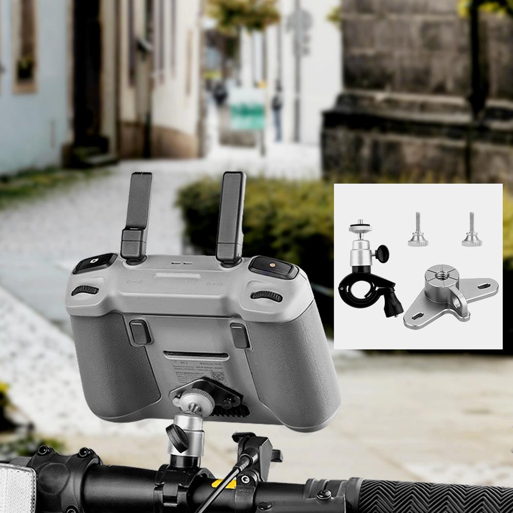 RC RC2 Remote Control Bike Holder 360° Rotatable Bar Hand Mount RC Holder for DJI Mini 3 4 Pro Drone Accessory