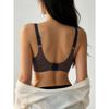 Womens Leopard Print Seamless Push Up No Wire Bra For Plus Size