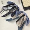 Cute Ribbon Bow Banana Clip Silk Scarf Hairpin Bowknot Hair Clip Korean Style Headdress Hair Claw Girls