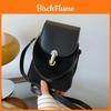 Pu Small Crossbody Bag For Women With Lock Closure And Color Block Style For Daily Use