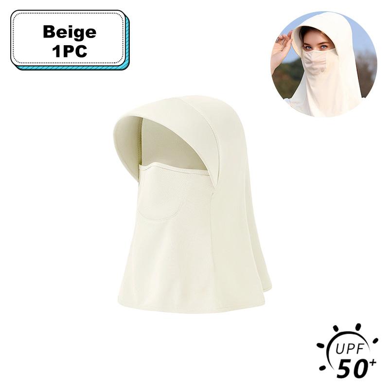 Sommar Isilke Ansiktsmask UV Solskydd Justerbar Andningsbar för Cykling Löpning Jakt Sportmask Unisex