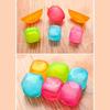6 Pcs Plastic Cooling Ice Cubes Non-Melting Washable Ice Cubes for Gatherings