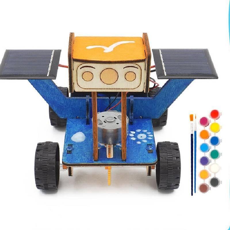 Educational Diy Solar Lunar Vehicle Science Model Kit For 7-14 Year Olds