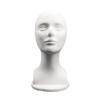 Practical Mannequin Head Model Dummy Head Female Model Hat Wig Glasses Scarf Convenient Props Display Stand for Salon Shop Parts