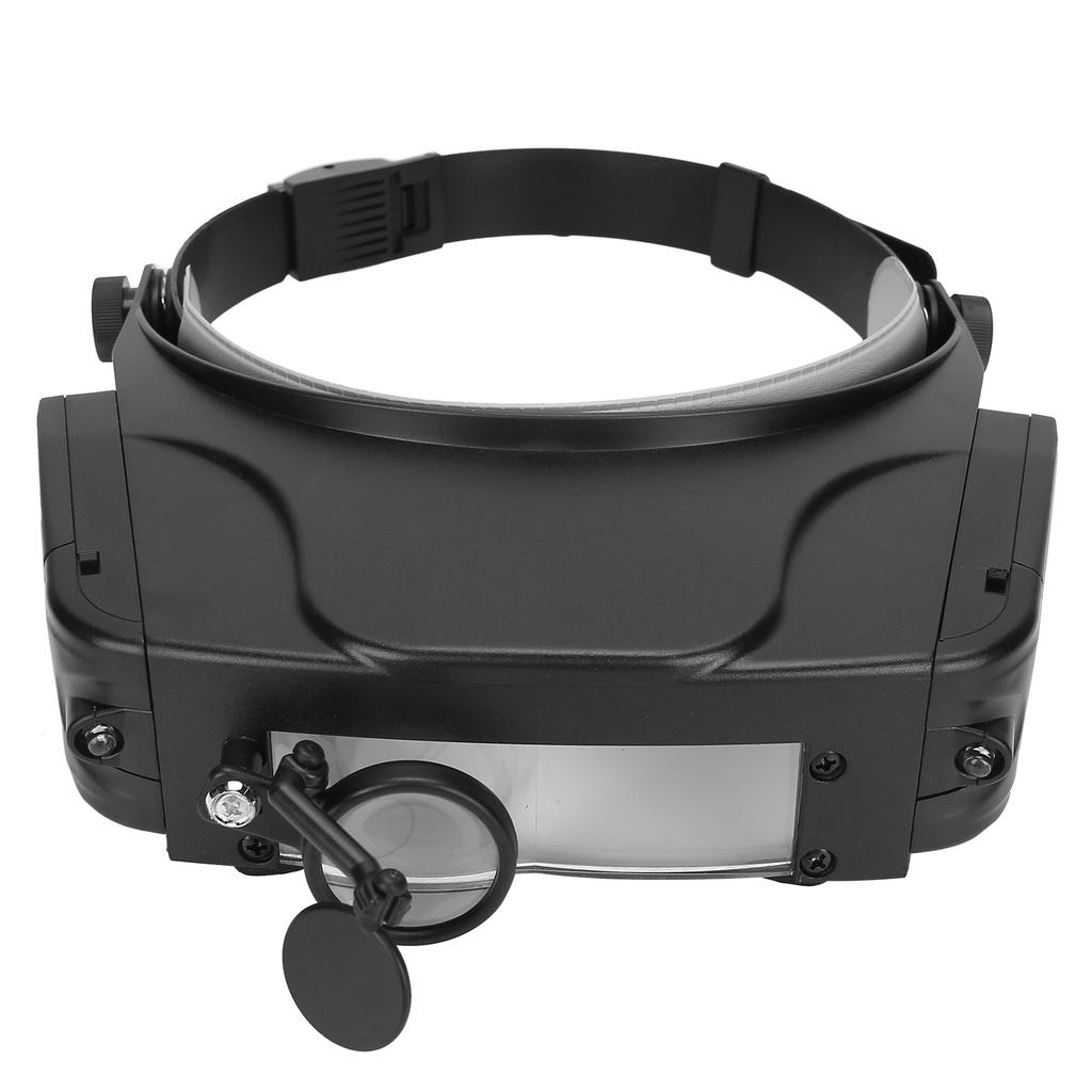 1.5X 3X 9.5X 11X Hodebåret forstørrelsesglass Multifunksjonelt LED Forstørrelsesglass Lupe