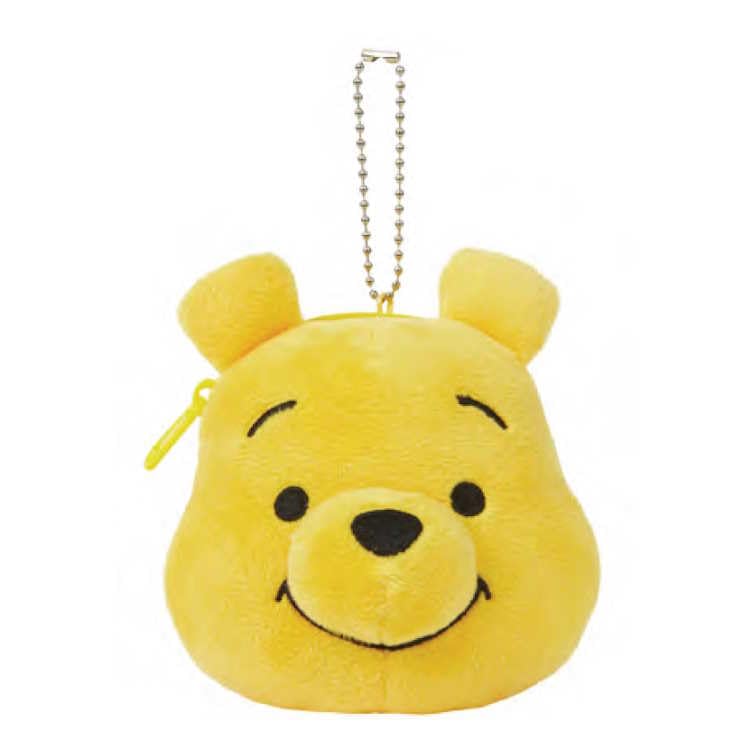 

Sunstar Stationery S8347735 Winnie Pooh Face Keychain Plush Toy, face [Size] 105mm x 105mm