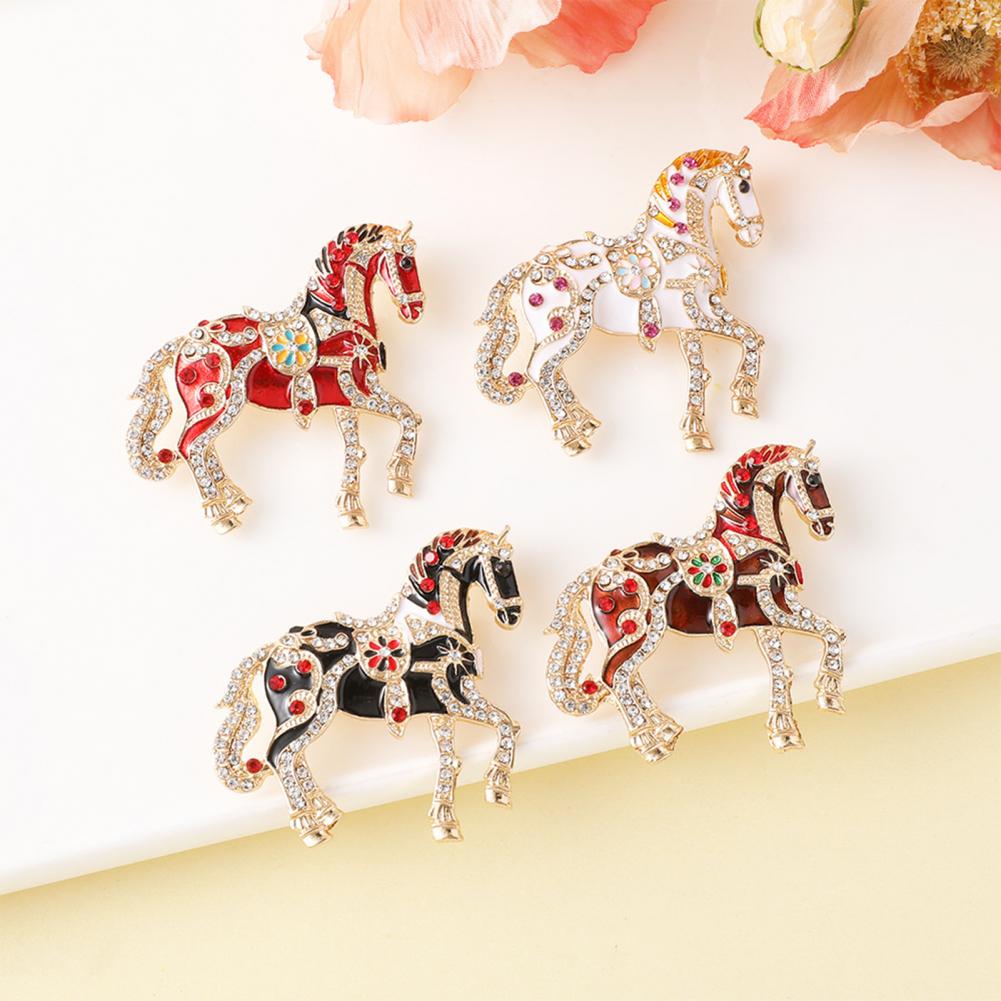 Horse Christmas Ornament Christmas Tree Horse Decoration Elegant Rhinestone Horse Ornament with for Christmas for Lovers