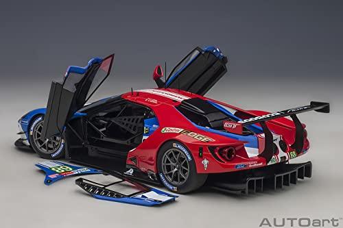 AUTOart 1/18 Scale Scale Model 81912 Ford GT 2019 #68 Le Mans 24 Hours LMGTE Pro Class Blue/White/Red